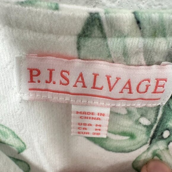PJ Salvage Pointelle Soft Cozy Palm Spaghetti Strap Pajama Top NWT Loungewear - Picture 4 of 8